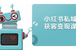 小红书私域获客变现:账号设置/内容创作/规则解读/投放策略/获客技巧等