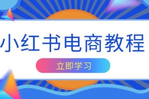 小红书电商教程,掌握帐号定位与内容创作技巧,打造爆款,实现商业变现