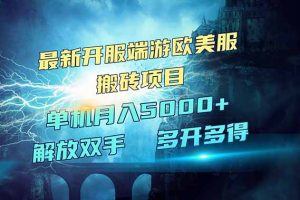 ，单机月入5000+