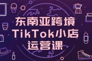 东南亚跨境TikTok小店运营课，掌握店铺设置与流量转化核心技巧