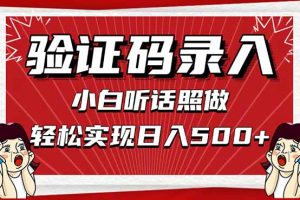 信息录入，几秒一单，只需一部手机，小白轻松上手，日入500＋