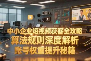 中小企业短视频获客全攻略，算法规则深度解析，账号权重提升秘籍