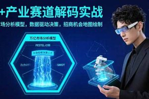 AI+产业赛道解码实战:万亿市场分析模型,数据驱动决策,招商机会地图绘制