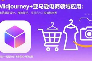 Midjourney+电商领域商业应用：涵盖服装设计、换脸技术、实拍结合等