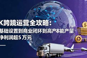 TK跨境运营全攻略：从基础设置到商业闭环到低成本量产，月净利润超5万美元