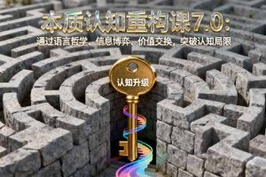 本质认知重构课7.0：通过语言哲学、信息博弈、价值交换，突破认知局限