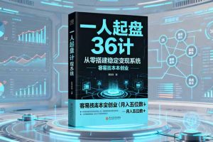 一人起盘36计：从零搭建稳定变现系统，实现低成本创业，月入五位数+