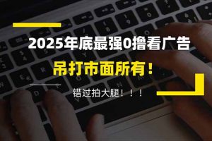 懒人福利！每天 20 分钟刷广告，动动手指轻松赚 100+，碎片时间就能做！