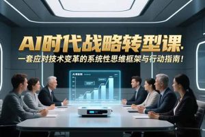 AI时代战略转型课：一套应对技术变革的系统性思维框架与行动指南！