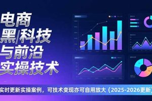 电商黑科技与前沿实操技术:实时更新实操案例,可技术变现亦可自用放大(2026更新)