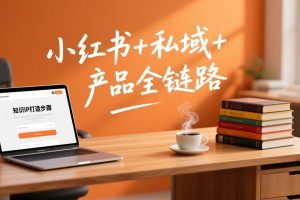 个人IP系统变现课2026，小红书+私域+产品全链路，手把手教你打造年入百万的知识IP