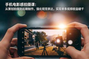 制作，强化视觉表达，实现单条视频收益破千