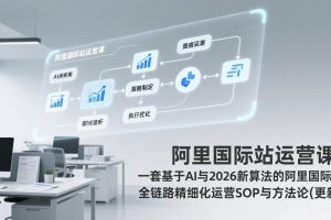 阿里国际站运营课：一套基于AI与2026新算法的阿里国际站全链路精细化运营SOP与方法论(更新)