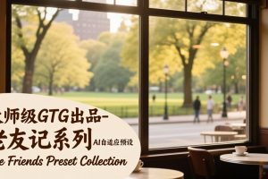 大师级GTG出品-老友记系列AI自适应预设The Friends Preset Collection