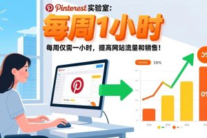 Pinterest实验室：每周仅需一小时，提高网站流量和销售！