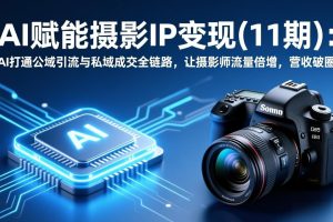)：AI打通公域引流与私域成交全链路，让摄影师流量倍增，营收破圈