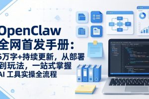 OpenClaw 全网首发手册：5万字+持续更新，从部署到玩法，一站式掌握 AI 工具实操全流程