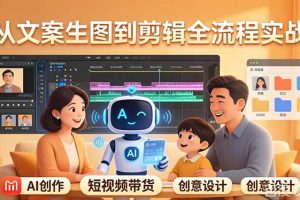 原创 AI 剧情短视频带货：AI+家庭剧情+带货广告，从文案生图到剪辑全流程实战