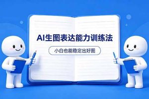 AI生图不是做漂亮图，而是表达能力。这套方法让小白也能稳定出好图