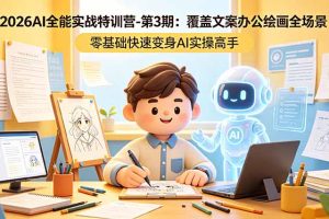 ：覆盖文案办公绘画全场景 零基础快速变身AI实操高手