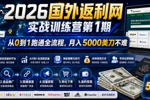 ，从零拆解项目逻辑与流程，跑通完整变现链路，月入5000美金