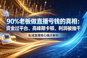 卡顿利润被抽干 私域直播核心痛点解析