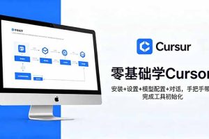 零基础学Cursor！安装+设置+模型配置+对话，手把手带你完成工具初始化