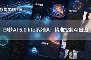 即梦AI 5.0 lite实战课:联网实时检索+特征迁移+指令遵循+示例参考,精准控制AI出图