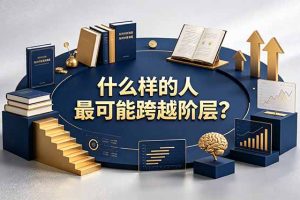 付费文章：什么样的人最可能跨越阶层？具备这五种特质，普通人也能顺利跨越阶层