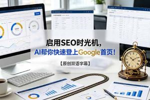 启用SEO时光机，AI帮你快速登上Google首页！【原创双语字幕】