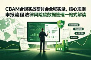 CBAM合规实战研讨会全程实录，核心规则申报流程法律风险碳数据管理一站式解读