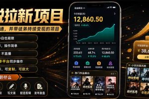 抖音及多平台小说拉新项目：我亲自跑通并持续带徒弟实操｜0基础小白5天上手快速变现