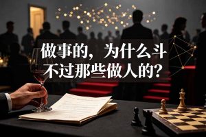 付费文章：做事的，为什么斗不过那些做人的？