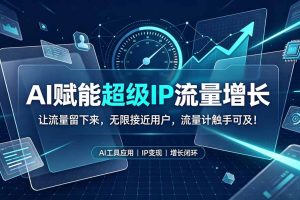 AI赋能超级IP流量增长:让流量留下来,无限接近用户,流量计触手可及!